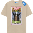 The Sun Tarot Cat T Shirt, Funny Fat Cat Lover Tee
