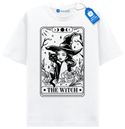 The Witch Cat Tee, Gift For Cat Lover