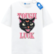 Tough Luck Crescent Moon Black Cat T Shirt