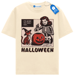 Vintage Halloween Shirt, Witchy Black Cat Shirt