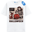 Vintage Halloween Shirt, Witchy Black Cat Shirt