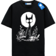 Witchy Cat Moon T Shirt, Halloween Cat Lover Tee