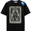 Witchy Tarot Cat Tee, Vintage Occult Graphic