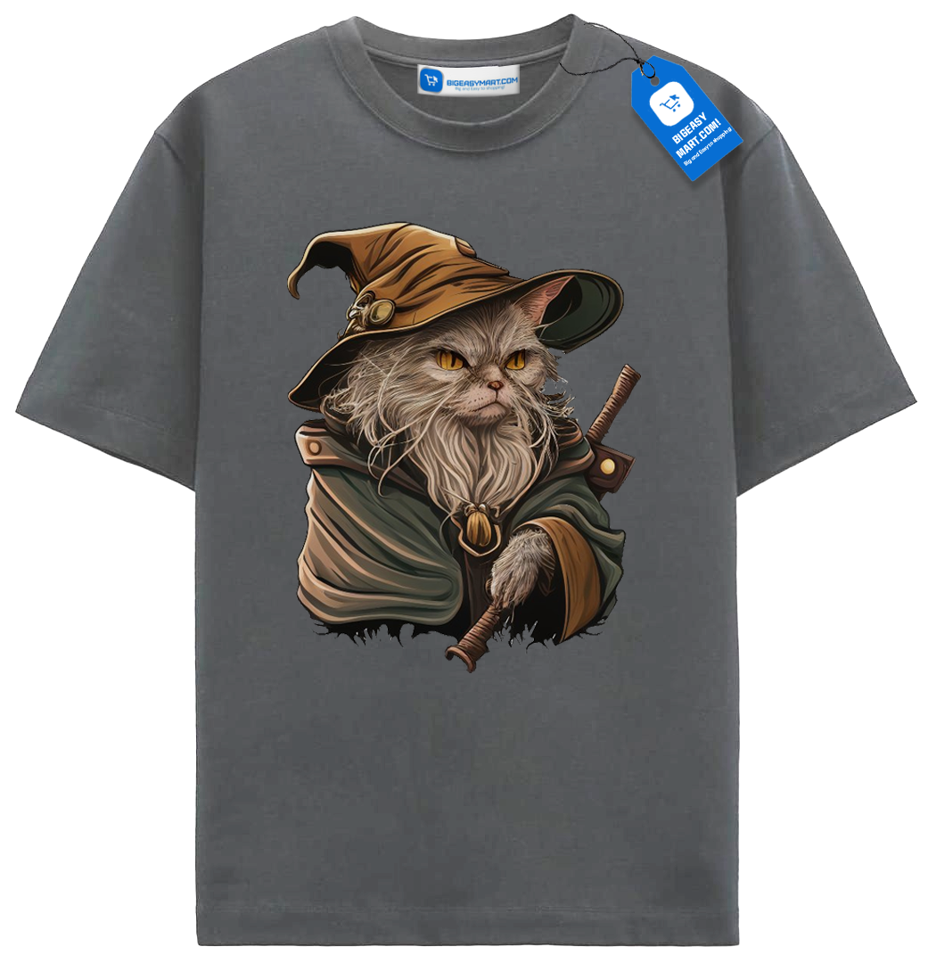 Wizard Cat Shirt, Halloween Gift For Cat Lover Wizard Cat Shirt, Halloween Gift For Cat Lover - Image 9