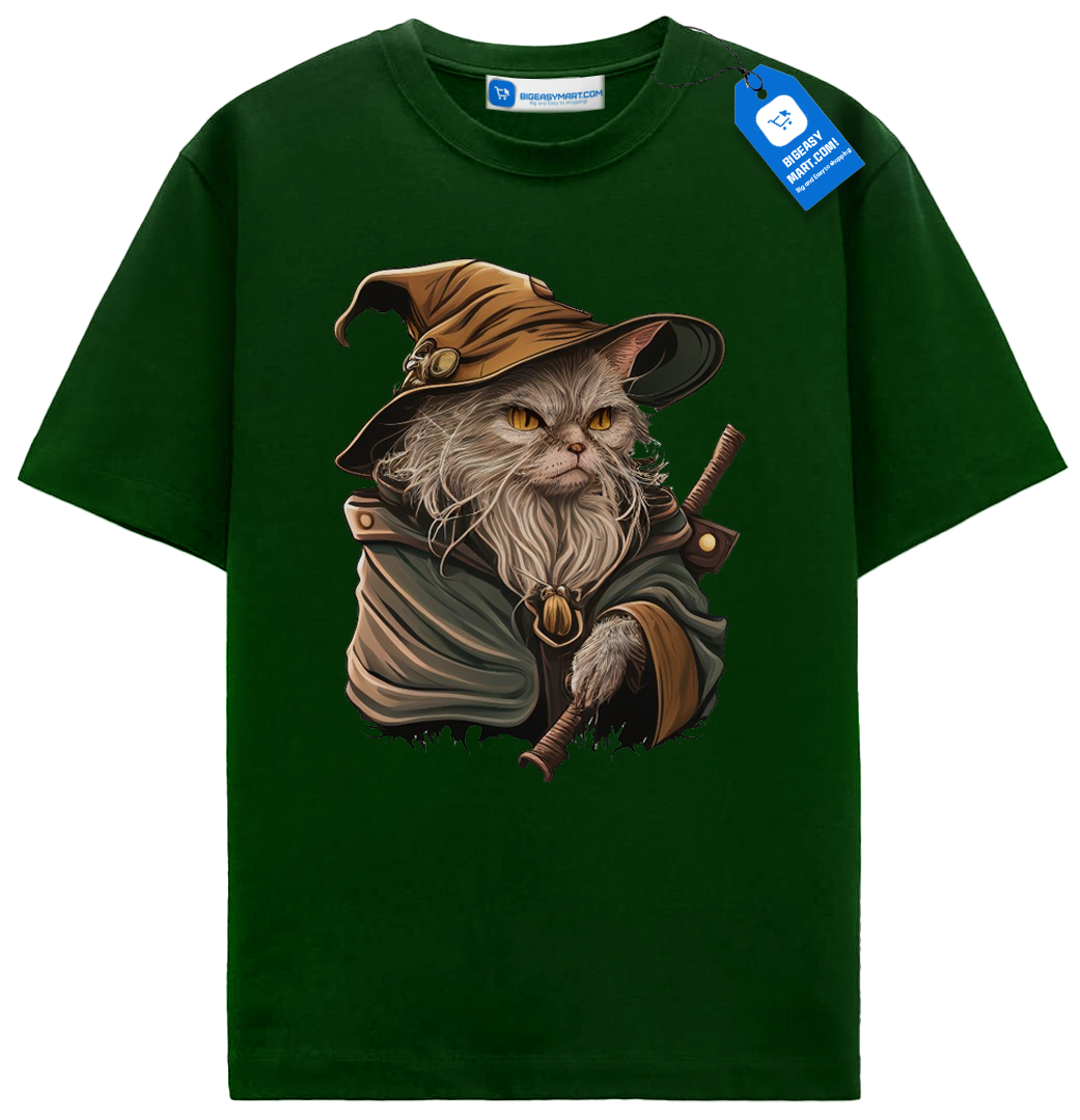Wizard Cat Shirt, Halloween Gift For Cat Lover Wizard Cat Shirt, Halloween Gift For Cat Lover - Image 8