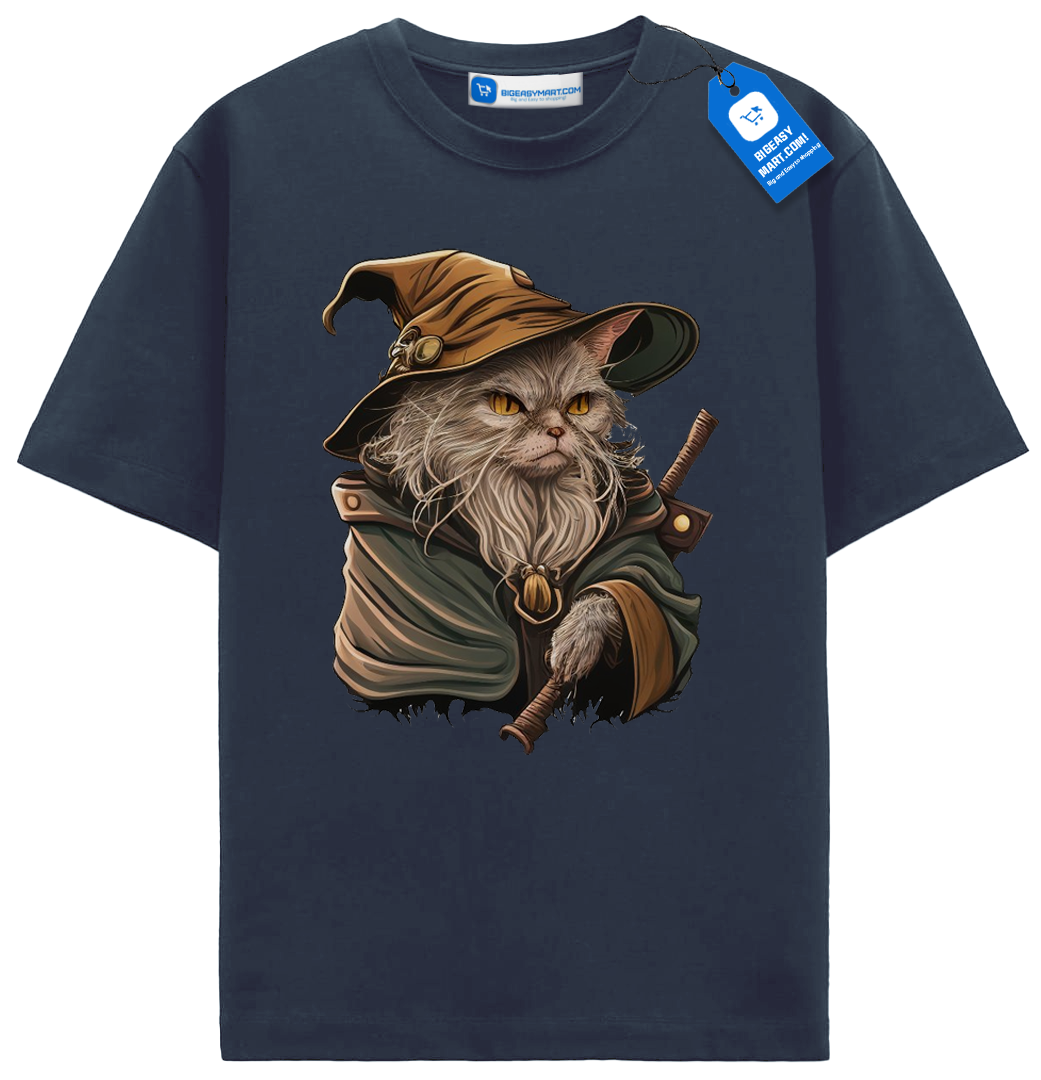 Wizard Cat Shirt, Halloween Gift For Cat Lover Wizard Cat Shirt, Halloween Gift For Cat Lover - Image 4
