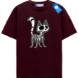 Xray Meow Halloween, Skeleton Cat Tee