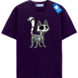 Xray Meow Halloween, Skeleton Cat Tee