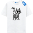 Xray Meow Halloween, Skeleton Cat Tee
