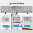 PhiloDeco 6000 BTU Window Air Conditioner Cool to 250 sq ft Intelligent, LED, Remote Control PhiloDeco 6000 BTU Window Air Conditioner Cool to 250 sq ft Intelligent, LED, Remote Control