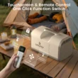 Waykar 4500 BTU Portable Air Conditioner with Waterproof Bag- 3-in-1 Cooling, Fan for Tents, 110V/AC