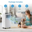 Fenbeli 8000 BTU ASHRAE Portable Air Conditioner with Remote Control, White Fenbeli 8000 BTU ASHRAE Portable Air Conditioner with Remote Control, White