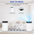 Fosawd 12000 BTU Portable Air Conditioner Cools up to 500 Sq. ft, 3-in-1 AC, Dehumidifier, Fan