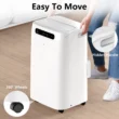 Fosawd 14000 BTU Portable Air Conditioner Cools up to 700 Sq. ft, 3-in-1 AC, Dehumidifier, Fan