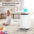 DuraComfort Portable Air Conditioners with Heater, 12000 BTU AC Unit with Heat, Cool, Dehumidifier, Fan for Room ups to 350 Sq.Ft
