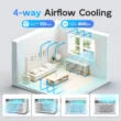 PhiloDeco 8000 BTU Window Air Conditioner 350 Sq. ft. Intelligent, LED Display Screen, with Remote Control PhiloDeco 8000 BTU Window Air Conditioner 350 Sq. ft. Intelligent, LED Display Screen, with Remote Control