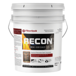 Fiberlock RECON Smoke Odor Sealer Clear Flat Water-based Interior Acrylic ( 5-gallon )