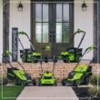 Greenworks 24-volt, 19-in Push Battery Walk Mower with (2) 4 Ah Batteries & Charger Included