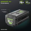 Greenworks 80 -Volt, 5 Ah 1 -Pack Lithium Ion (Li-ion) Battery