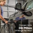 Greenworks Level 2 NEMA 14-50P Plug in EV Electric Vehicle Charging Station -up to 40-Amp / 240 -Volts with 20-ft Cable