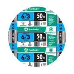 Southwire 50-ft 6 / 3 Stranded UF-B Wire W/G ( By-the-roll )