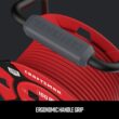 CRAFTSMAN Heavy Duty Retractable Extension Cord, 100 Ft with 4 Outlets- 14AWG SJTW Cable- Outdoor Power Cord Reel