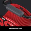 CRAFTSMAN Heavy Duty Retractable Extension Cord, 75 Ft with 4 Outlets- 14AWG SJTW Cable- Outdoor Power Cord Reel