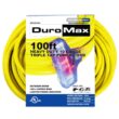 DuroMax Duromax 100-ft 10 / 3 3 Prong Yellow Indoor/Outdoor Heavy Duty Lighted Extension Cord