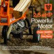 SuperHandy 14-Ton Electric Log Splitter 14 -Ton 15 -Amp Electric Log Splitter