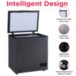 Frigidaire, 5.0 Cu. ft. Chest Freezer, Black Granite Design