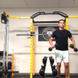 BalanceFrom 150LB Coated Hex Dumbbell Weight Set and A-Frame Storage Rack, 5-25 lbs Pairs
