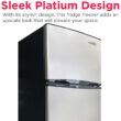 Frigidaire 7.5 Cu. ft. Refrigerator, Platinum Series, Standard Door Style - Stainless Look