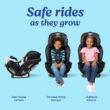 Graco TrioGrow SnugLock 3-in-1 Convertible Car Seat, Warren