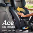 Graco TrioGrow SnugLock 3-in-1 Convertible Car Seat, Warren
