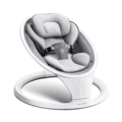 Munchkin Bluetooth Enabled Infant Baby Swing,5 Ranges of Motion, White, Unisex