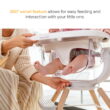 Munchkin 360° Cloud Baby and Toddler High Chair, White, Unisex