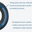 Travelstar Ecopath ST ST235/80R16 12 Ply 127M Load F Radial Trailer Tire - ST 235/80/16(Tire Only)