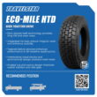 Travelstar ECO-Mile HTD High Traction Drive/ 245/70/19.5 245/70R19.5 16 Ply 136M Commercial Tire