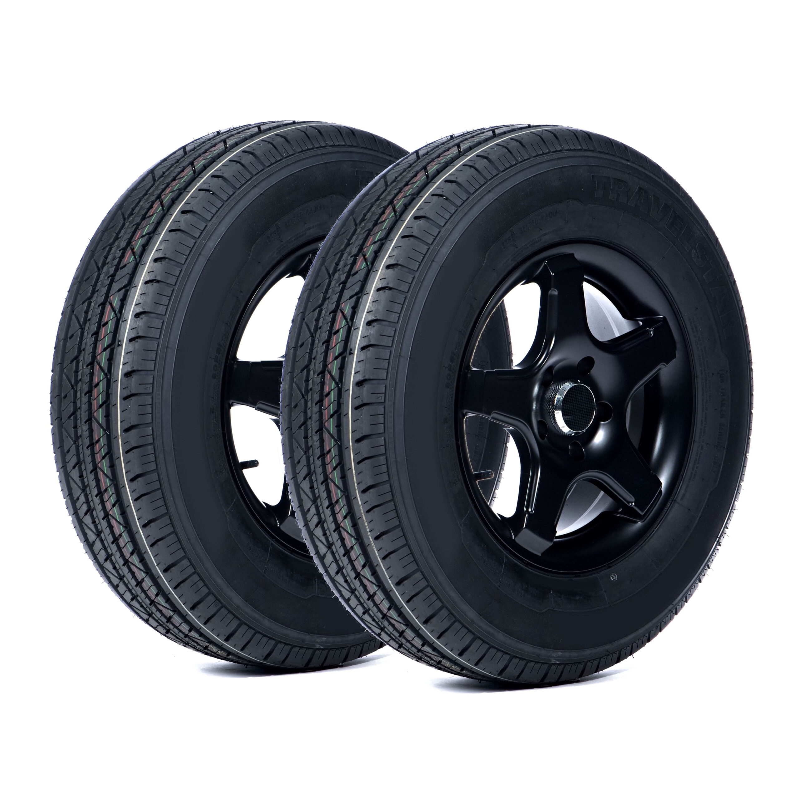 Travelstar HF288 ST235/80R16 12 Ply 127M Load Range F Radial Trailer Tire - ST 235/80/16,Set of 2 (Tire Only)
