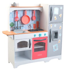 KidKraft Mosaic Magnetic Play Kitchen with Ice Maker & Accessory Play Set