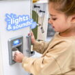 KidKraft Ultimate Corner Play Kitchen with Lights & Sounds - White with 1 Piece Accessory Play Set