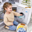 KidKraft Ultimate Corner Play Kitchen with Lights & Sounds - White with 1 Piece Accessory Play Set