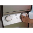 KidKraft Wooden Laundry Play Set, Stacking Washer and Dryer with Iron and Basket, Espresso