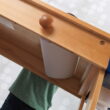 KidKraft Wooden Art Table with Drying Rack & Storage Bins, Natural