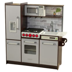 KidKraft Uptown Elite Espresso Play Kitchen with EZ Kraft Assembly