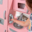 KidKraft Pink Vintage Wooden Play Kitchen with Pretend Ice Maker and Play Phone
