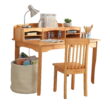 KidKraft Avalon Wooden Children's Desk with Hutch, Chair and Storage - Natural