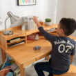 KidKraft Avalon Wooden Children's Desk with Hutch, Chair and Storage - Natural