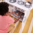 KidKraft Vintage Wooden White Play Kitchen with Ice Maker & Play Phone