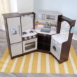 KidKraft Ultimate Corner Play Kitchen with Lights & Sounds - Espresso